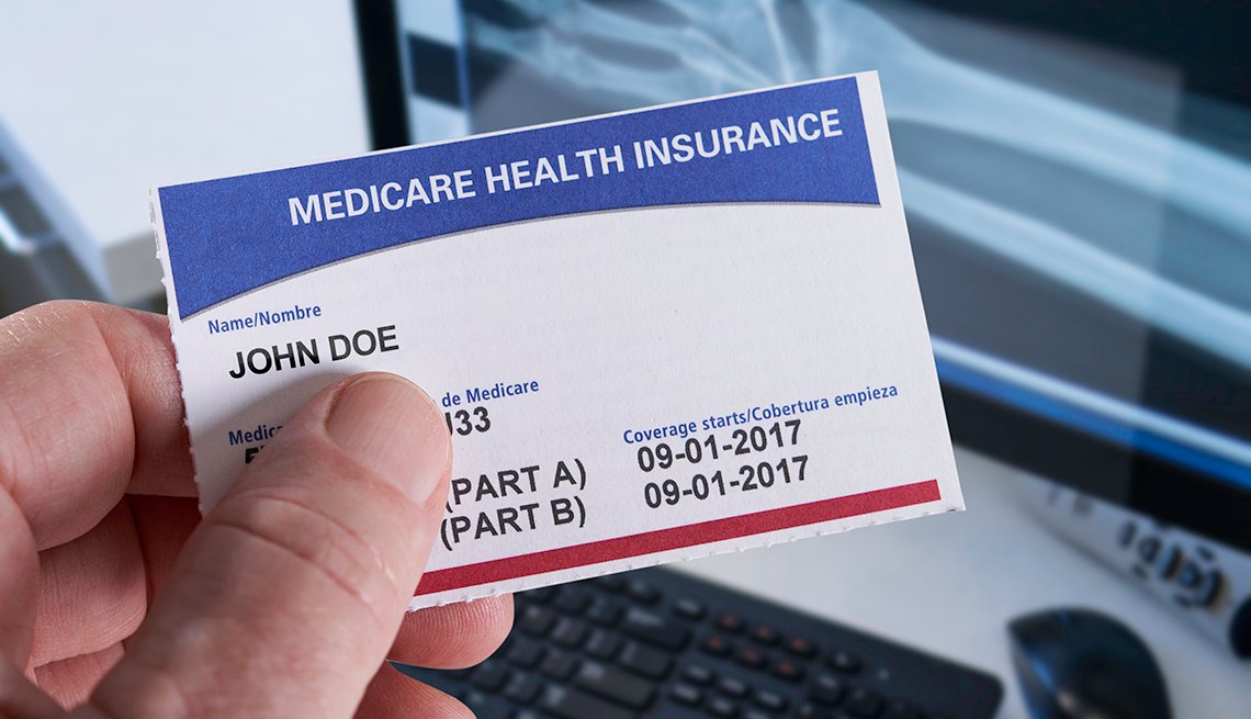 An Image of a person holding a Medicare Health Insurance Card